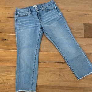 J. Crew slim broken in boyfriend jeans